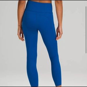 Lululemon Fast and Free HR Tight 25” Symphony Blue